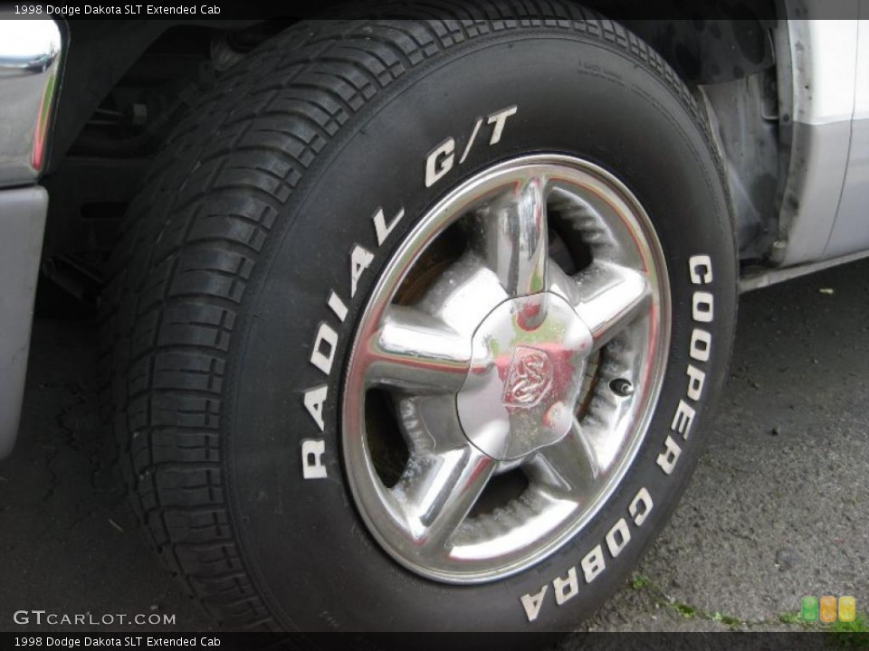 1998 Dodge Dakota SLT Extended Cab Wheel and Tire Photo #47719073
