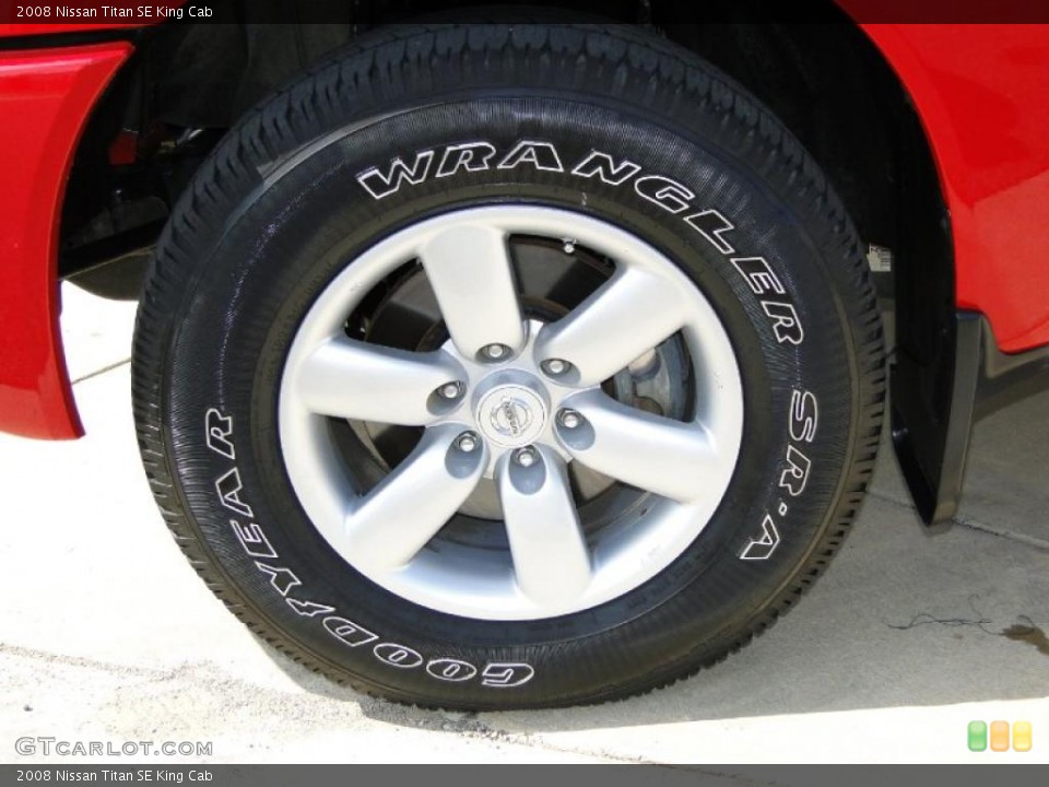 2008 Nissan Titan SE King Cab Wheel and Tire Photo #47727581