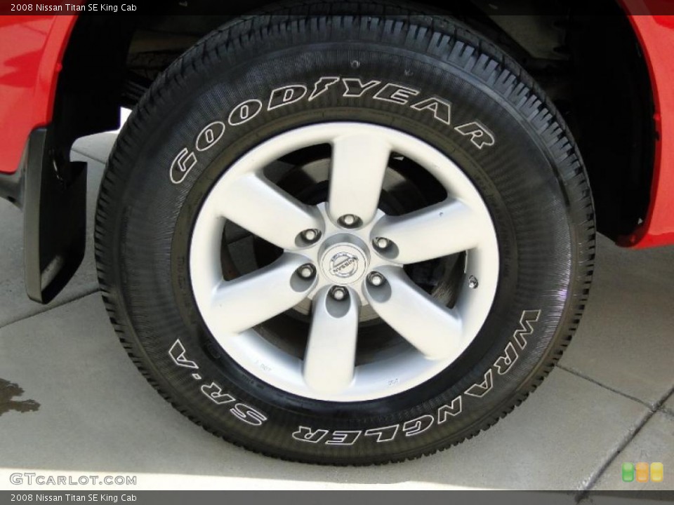 2008 Nissan Titan SE King Cab Wheel and Tire Photo #47727605