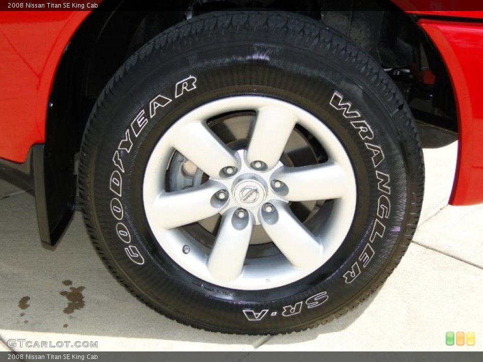 2008 Nissan Titan SE King Cab Wheel and Tire Photo #47727617