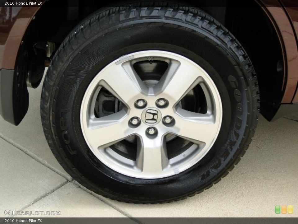 2010 Honda Pilot EX Wheel and Tire Photo #47730825