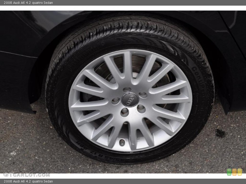 2008 Audi A6 4.2 quattro Sedan Wheel and Tire Photo #47734804