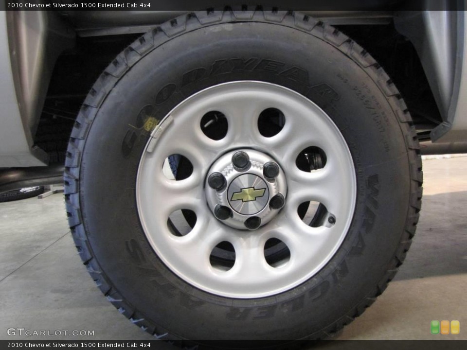 2010 Chevrolet Silverado 1500 Extended Cab 4x4 Wheel and Tire Photo #47740348