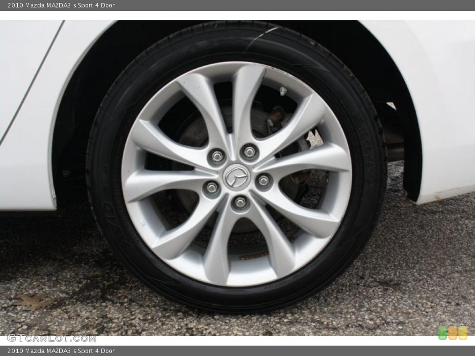 2010 Mazda MAZDA3 s Sport 4 Door Wheel and Tire Photo #47742730