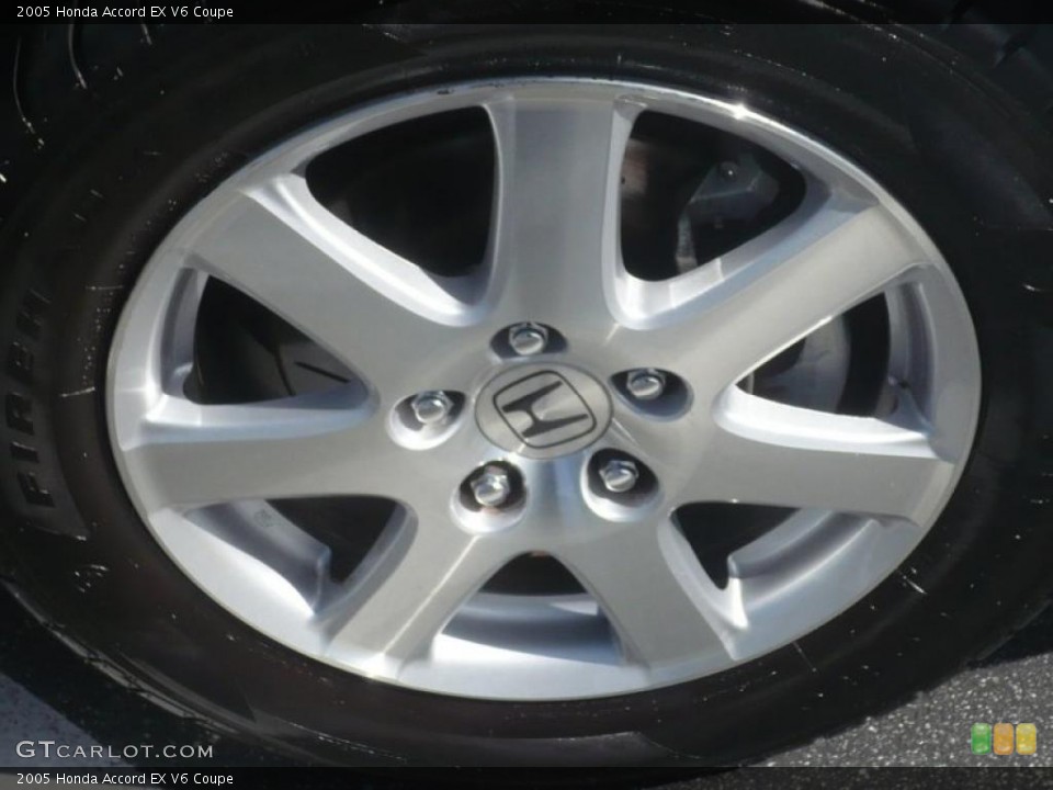 2005 Honda Accord EX V6 Coupe Wheel and Tire Photo #47746301
