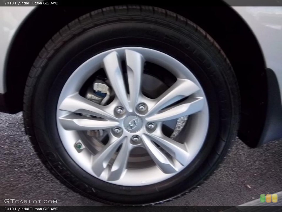 2010 Hyundai Tucson GLS AWD Wheel and Tire Photo #47756856