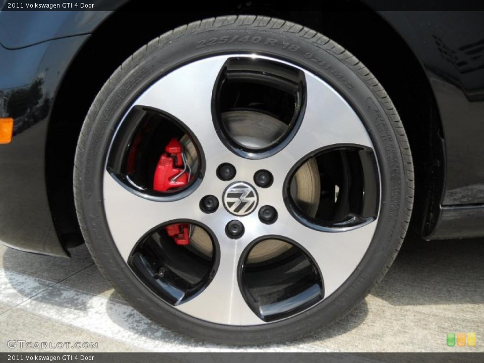 2011 Volkswagen GTI 4 Door Wheel and Tire Photo #47762152