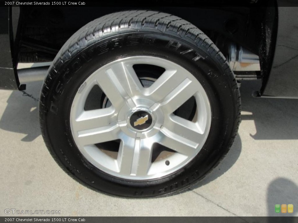 2007 Chevrolet Silverado 1500 LT Crew Cab Wheel and Tire Photo #47768169