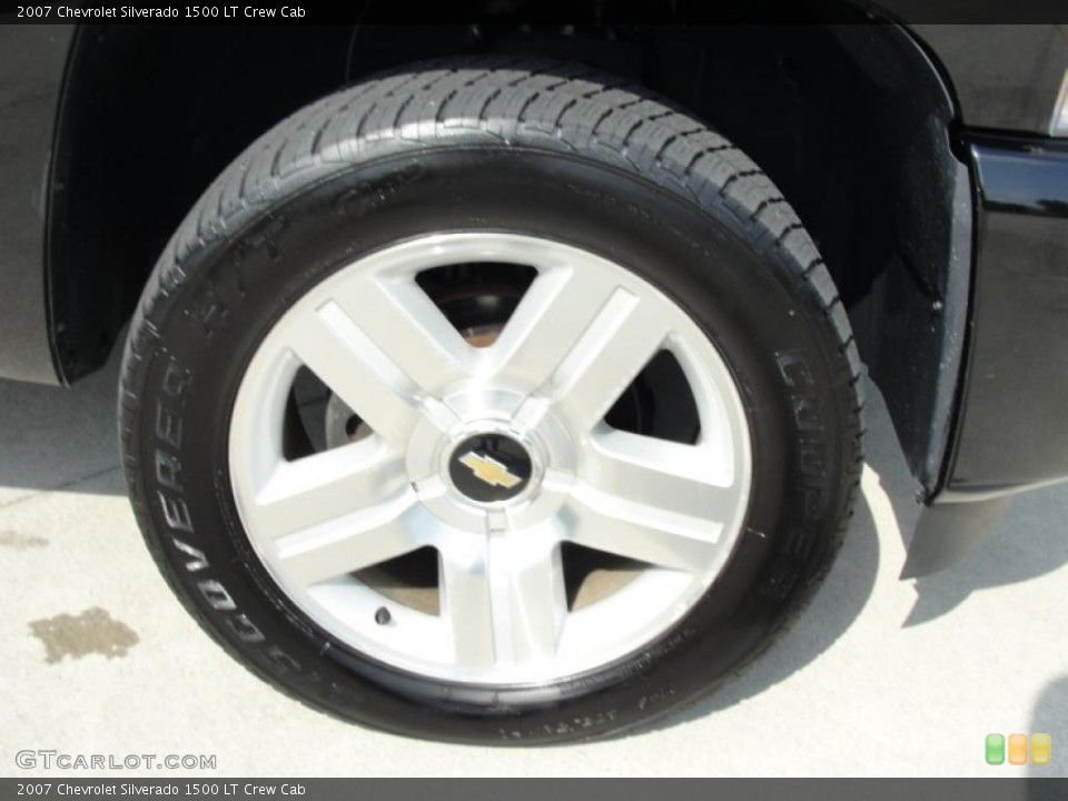 2007 Chevrolet Silverado 1500 LT Crew Cab Wheel and Tire Photo #47768184