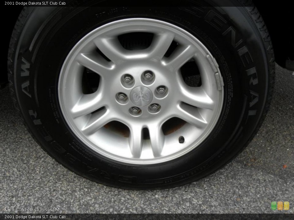 2001 Dodge Dakota SLT Club Cab Wheel and Tire Photo #47778360