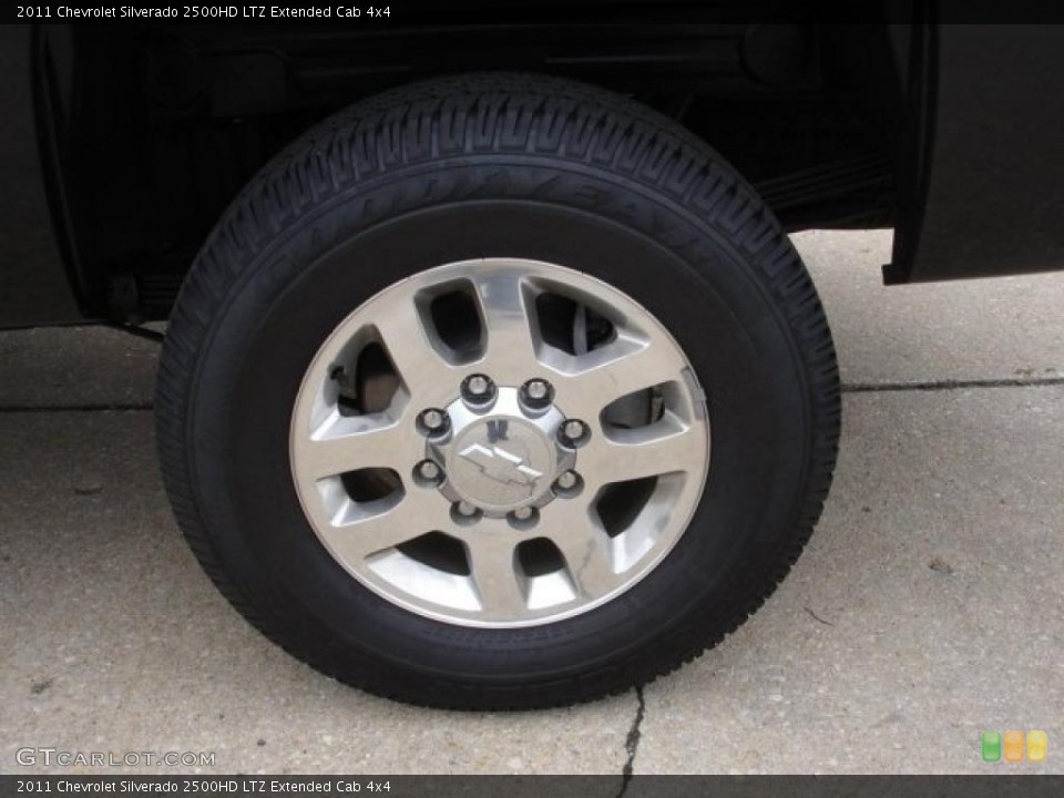2011 Chevrolet Silverado 2500HD LTZ Extended Cab 4x4 Wheel and Tire Photo #47790168