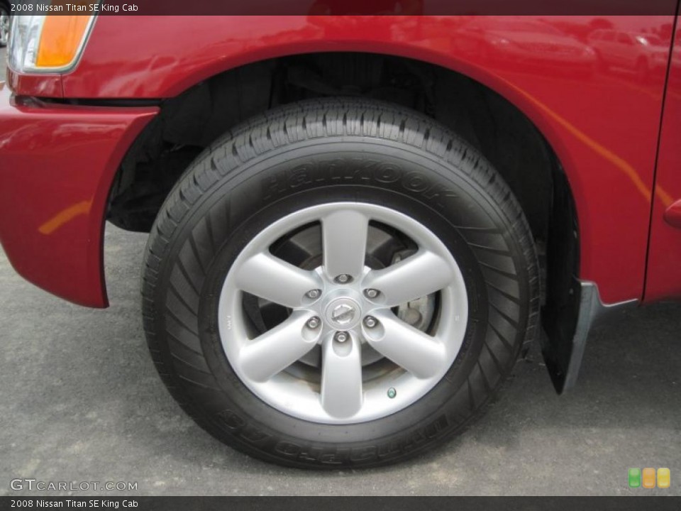 2008 Nissan Titan SE King Cab Wheel and Tire Photo #47799053