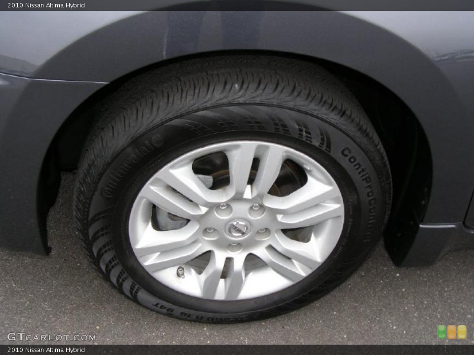 2010 Nissan Altima Hybrid Wheel and Tire Photo #47802065