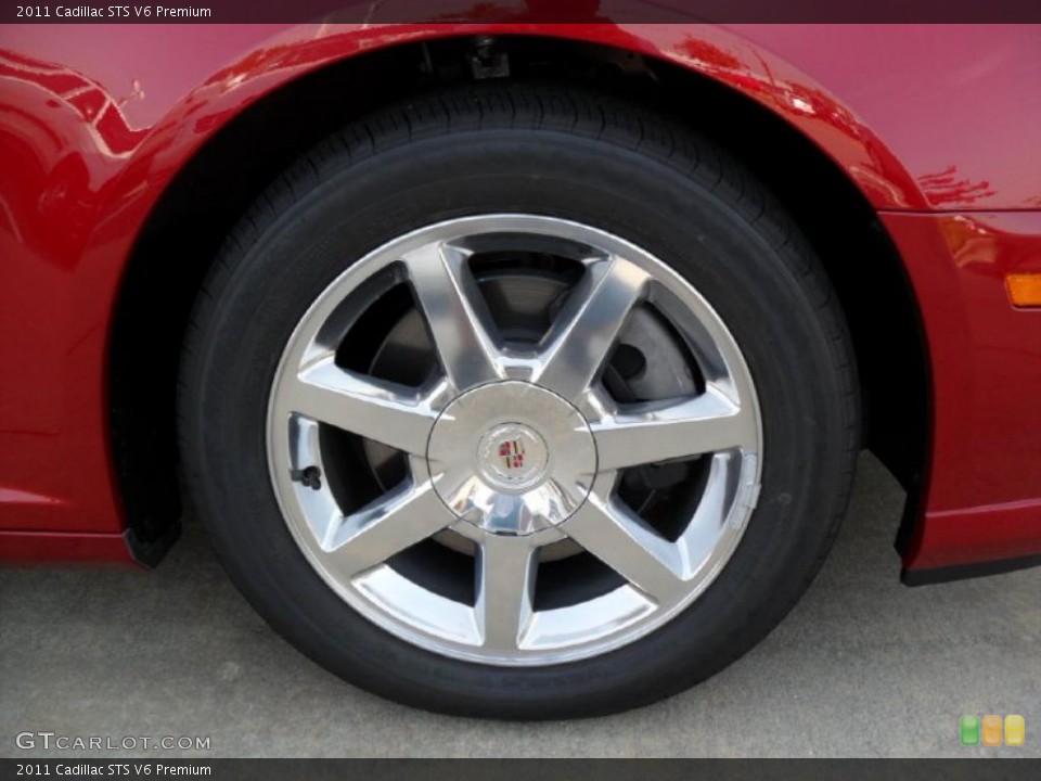 2011 Cadillac STS V6 Premium Wheel and Tire Photo #47804099