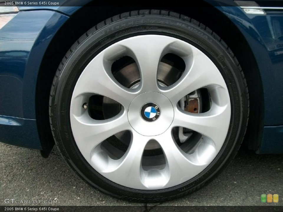 2005 BMW 6 Series 645i Coupe Wheel and Tire Photo #47809901