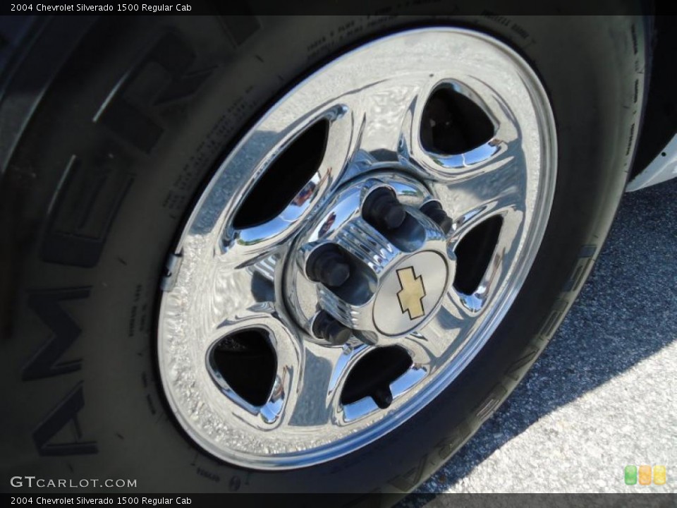 2004 Chevrolet Silverado 1500 Regular Cab Wheel and Tire Photo #47810423