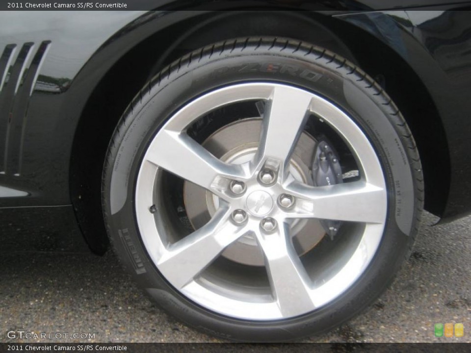 2011 Chevrolet Camaro SS/RS Convertible Wheel and Tire Photo #47811395