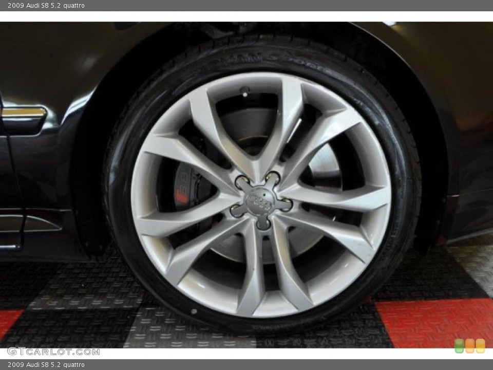 2009 Audi S8 5.2 quattro Wheel and Tire Photo #47820914