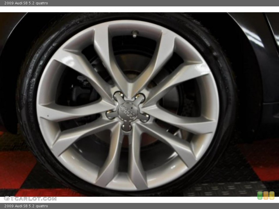 2009 Audi S8 5.2 quattro Wheel and Tire Photo #47820947