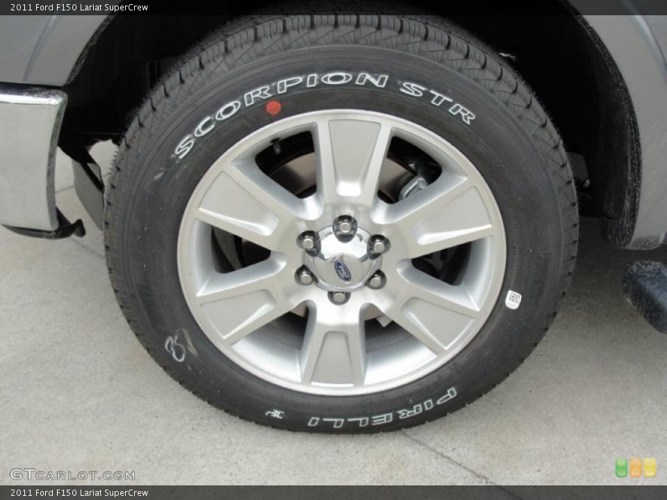 2011 Ford F150 Lariat SuperCrew Wheel and Tire Photo #47821067