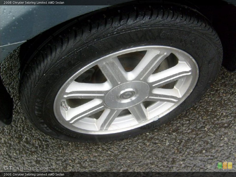 2008 Chrysler Sebring Limited AWD Sedan Wheel and Tire Photo #47827202
