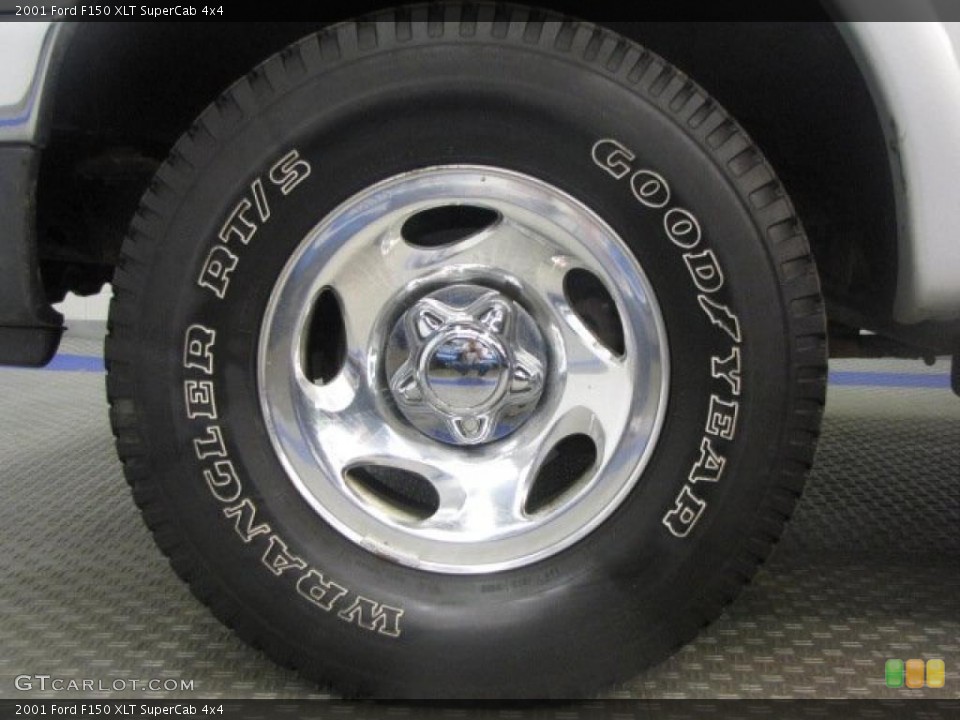 2001 Ford F150 XLT SuperCab 4x4 Wheel and Tire Photo #47829483
