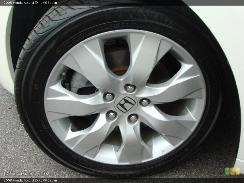 2008 Honda Accord EX-L V6 Sedan Wheel and Tire Photo #47833832