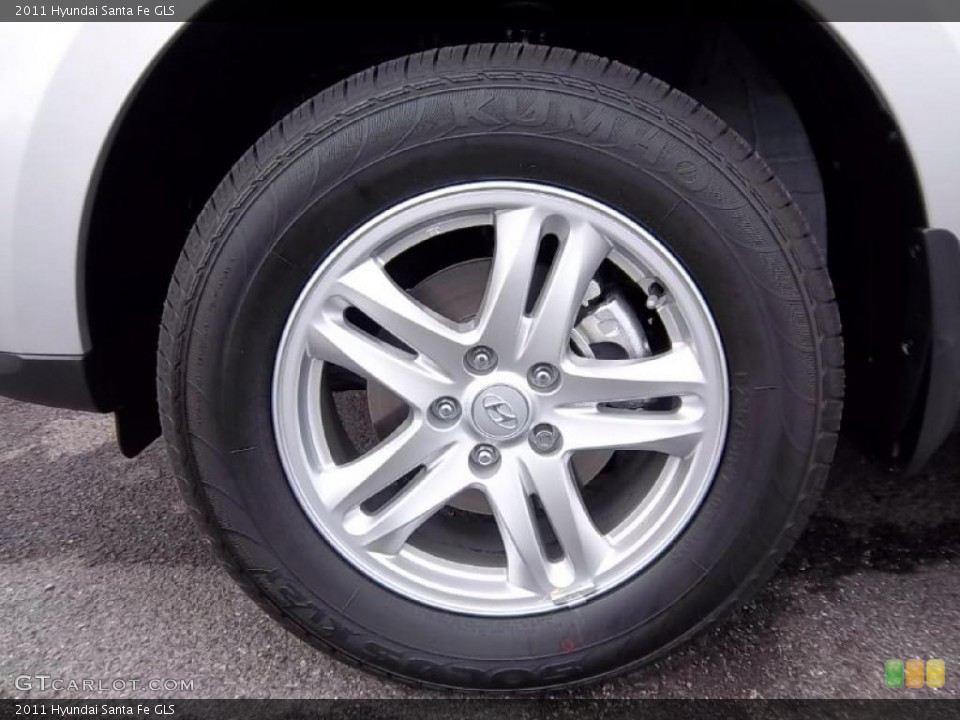2011 Hyundai Santa Fe GLS Wheel and Tire Photo #47840219