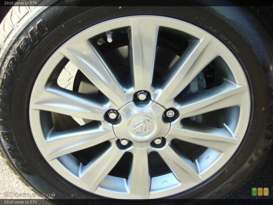 2010 Lexus LX 570 Wheel and Tire Photo #47843960