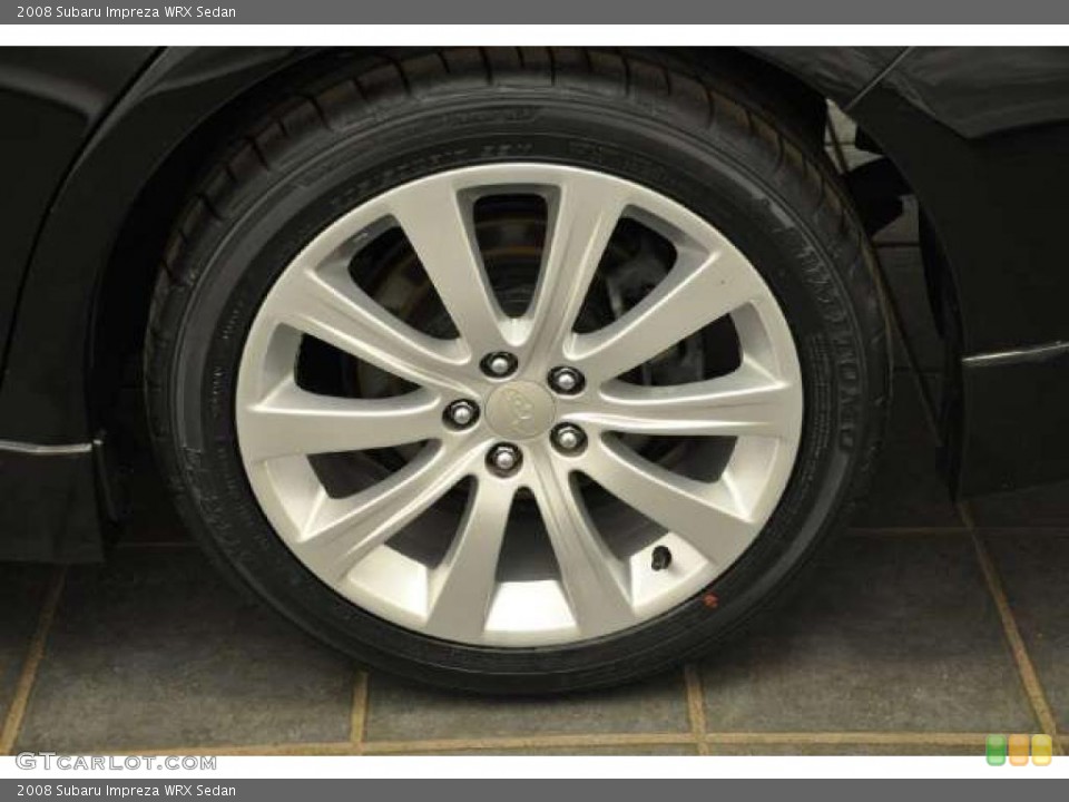 2008 Subaru Impreza WRX Sedan Wheel and Tire Photo #47845049