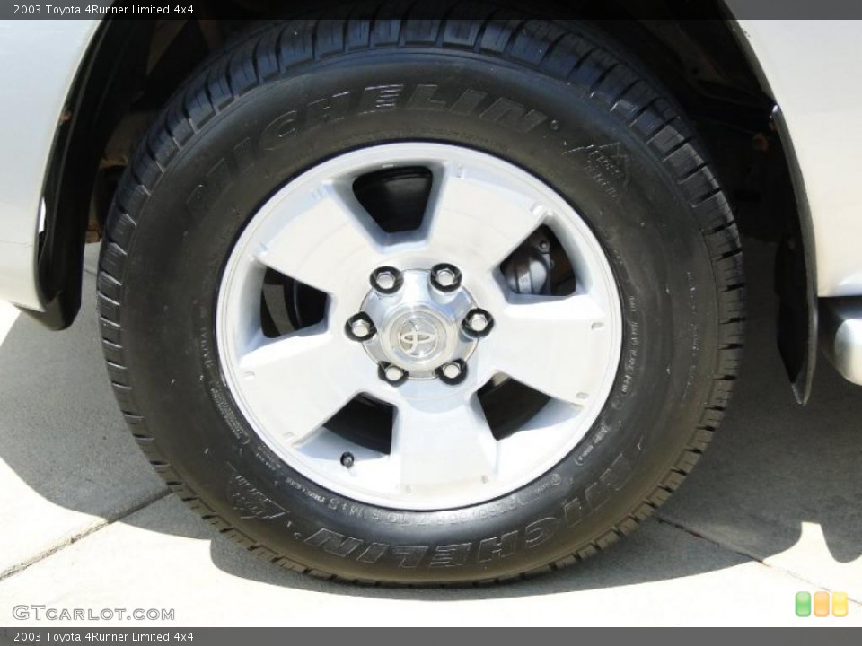 2003 Toyota 4Runner Limited 4x4 Wheel and Tire Photo #47847239