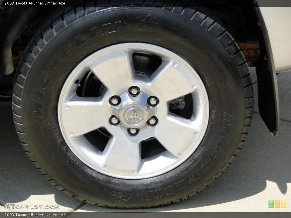 2003 Toyota 4Runner Limited 4x4 Wheel and Tire Photo #47847251