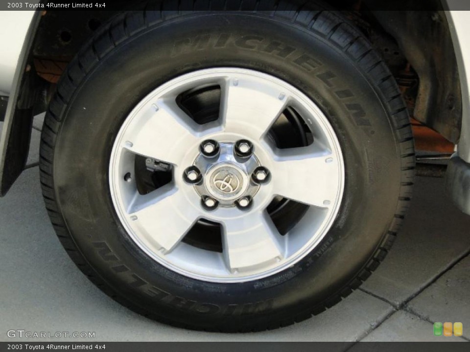 2003 Toyota 4Runner Limited 4x4 Wheel and Tire Photo #47847269
