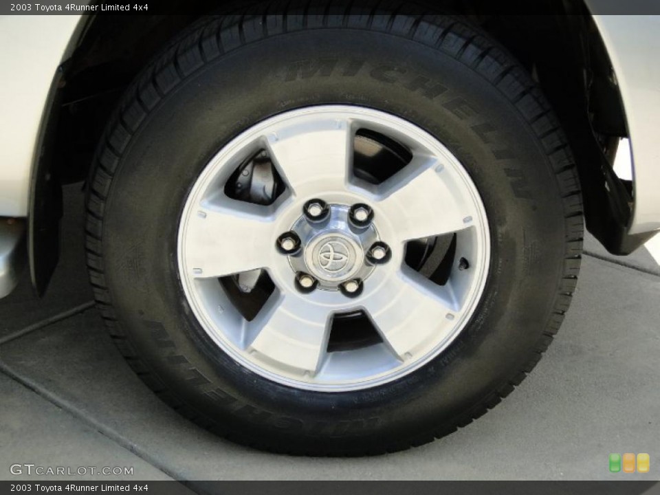 2003 Toyota 4Runner Limited 4x4 Wheel and Tire Photo #47847281