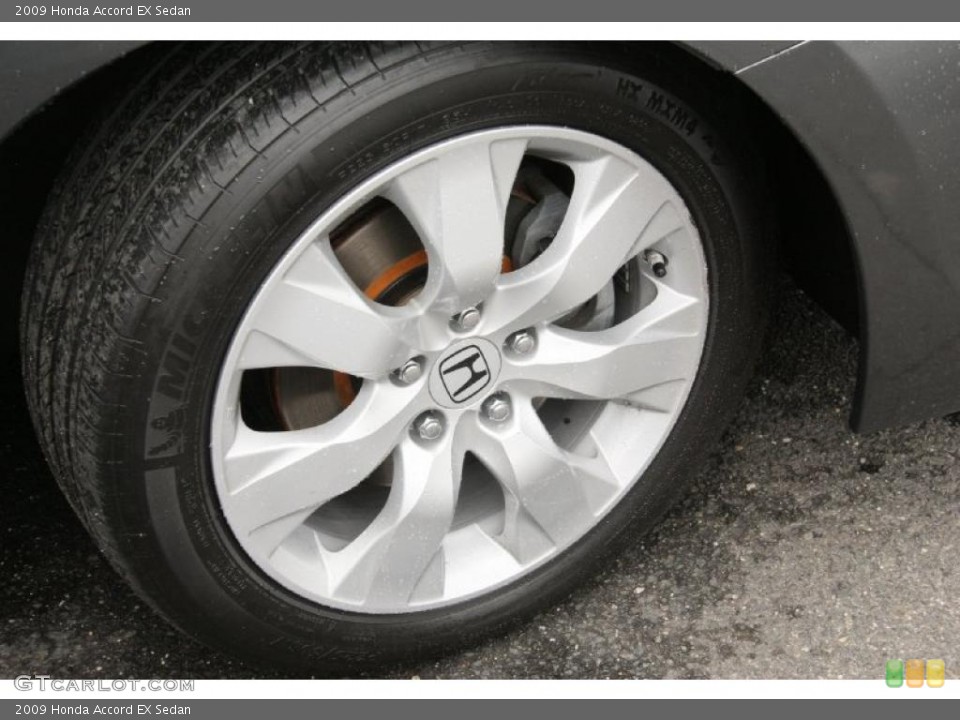 2009 Honda Accord EX Sedan Wheel and Tire Photo #47859121