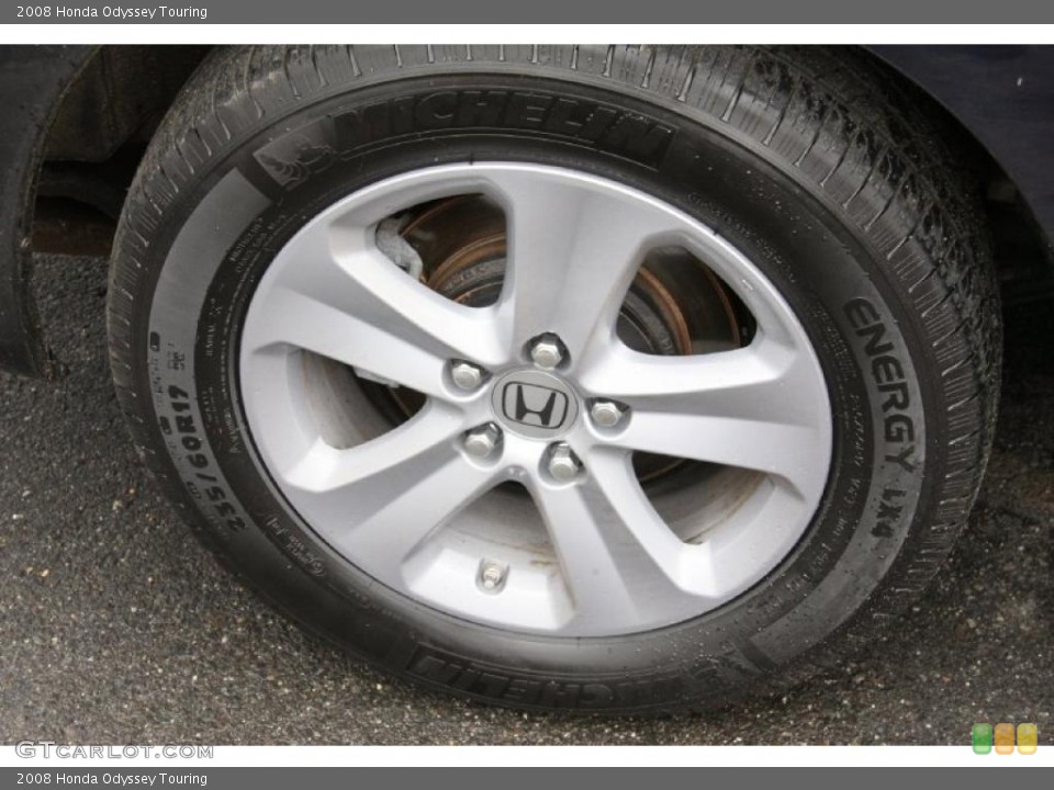 2008 Honda Odyssey Touring Wheel and Tire Photo #47859490