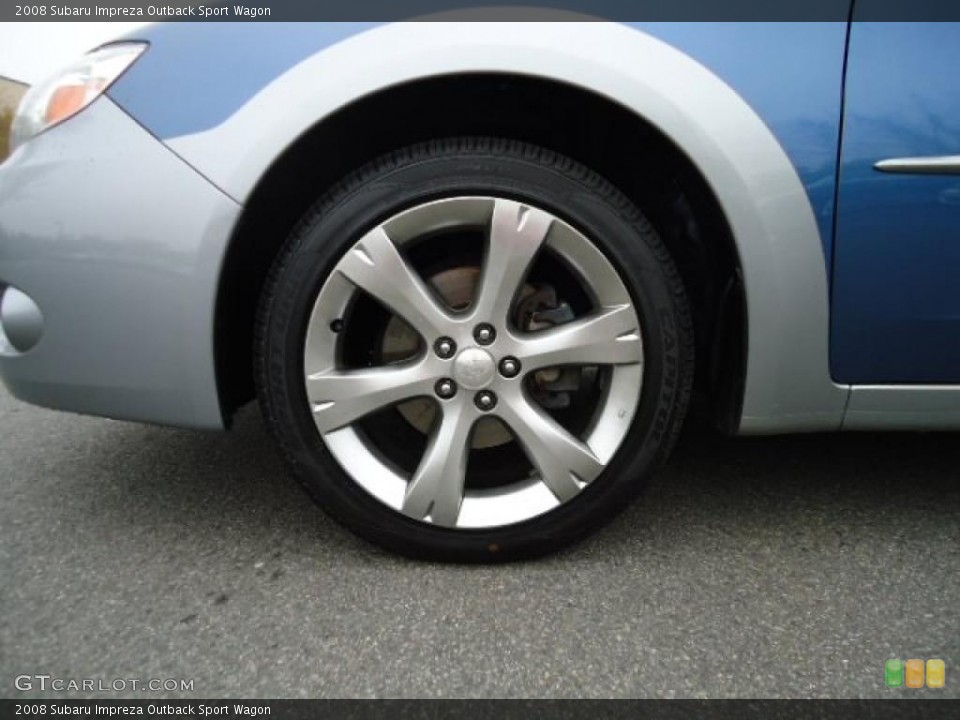 2008 Subaru Impreza Outback Sport Wagon Wheel and Tire Photo #47863828