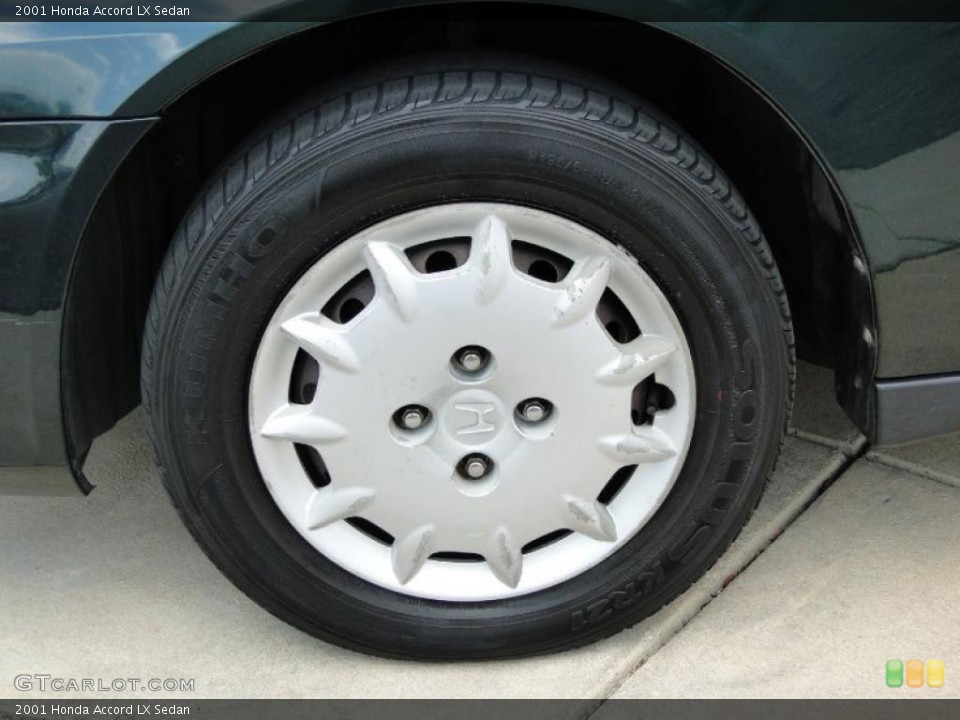 2001 Honda Accord LX Sedan Wheel and Tire Photo #47874431