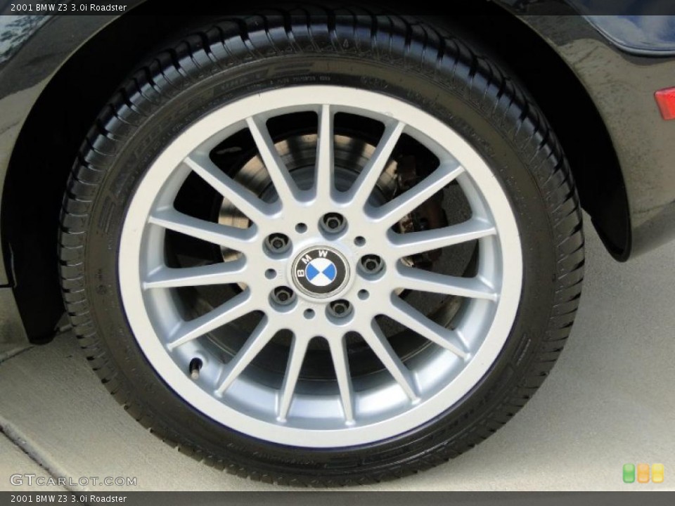 2001 BMW Z3 3.0i Roadster Wheel and Tire Photo #47876747
