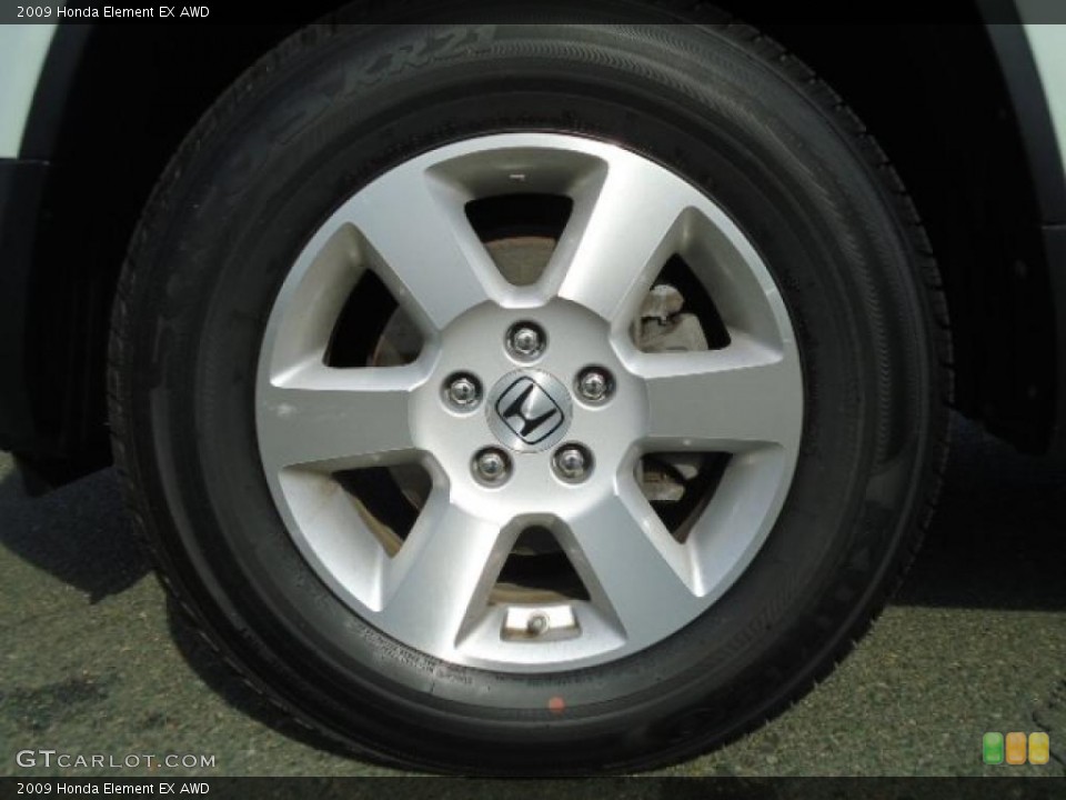 2009 Honda Element EX AWD Wheel and Tire Photo #47878391