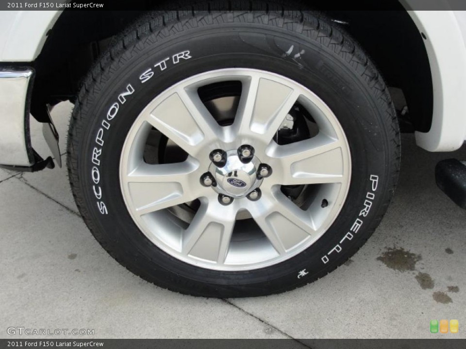 2011 Ford F150 Lariat SuperCrew Wheel and Tire Photo #47879504