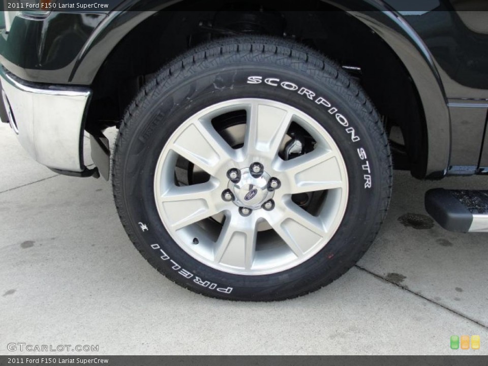 2011 Ford F150 Lariat SuperCrew Wheel and Tire Photo #47880092