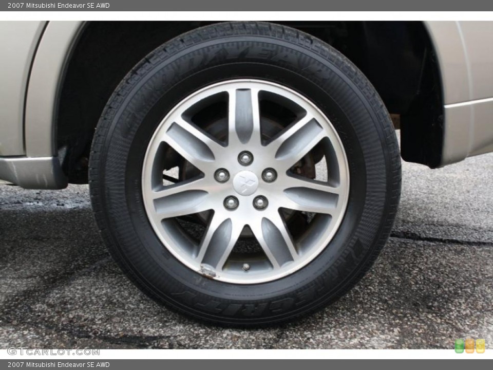 2007 Mitsubishi Endeavor SE AWD Wheel and Tire Photo #47884631