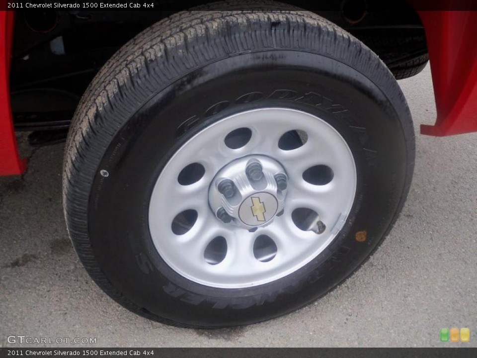 2011 Chevrolet Silverado 1500 Extended Cab 4x4 Wheel and Tire Photo #47893910