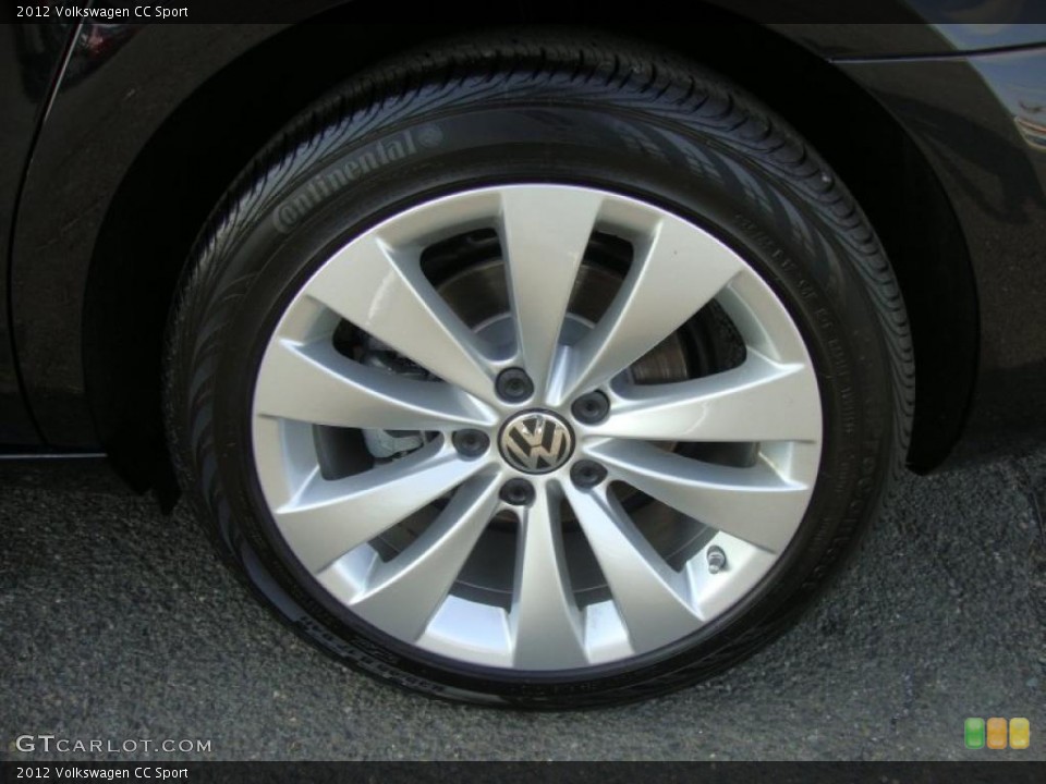 2012 Volkswagen CC Sport Wheel and Tire Photo #47901026