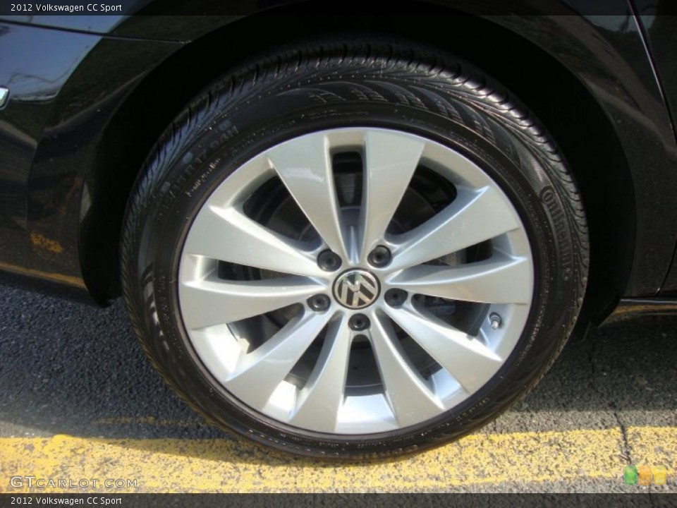 2012 Volkswagen CC Sport Wheel and Tire Photo #47901032