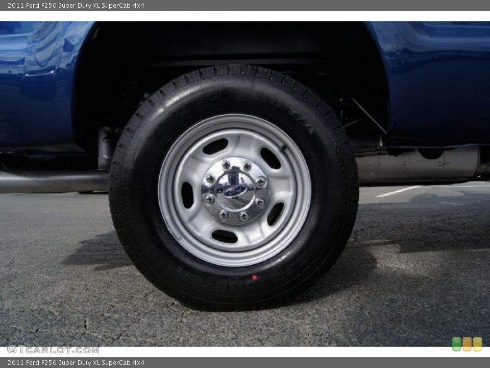 2011 Ford F250 Super Duty XL SuperCab 4x4 Wheel and Tire Photo #47907293