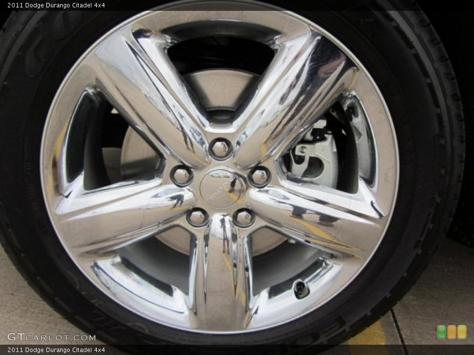 2011 Dodge Durango Citadel 4x4 Wheel and Tire Photo #47912283