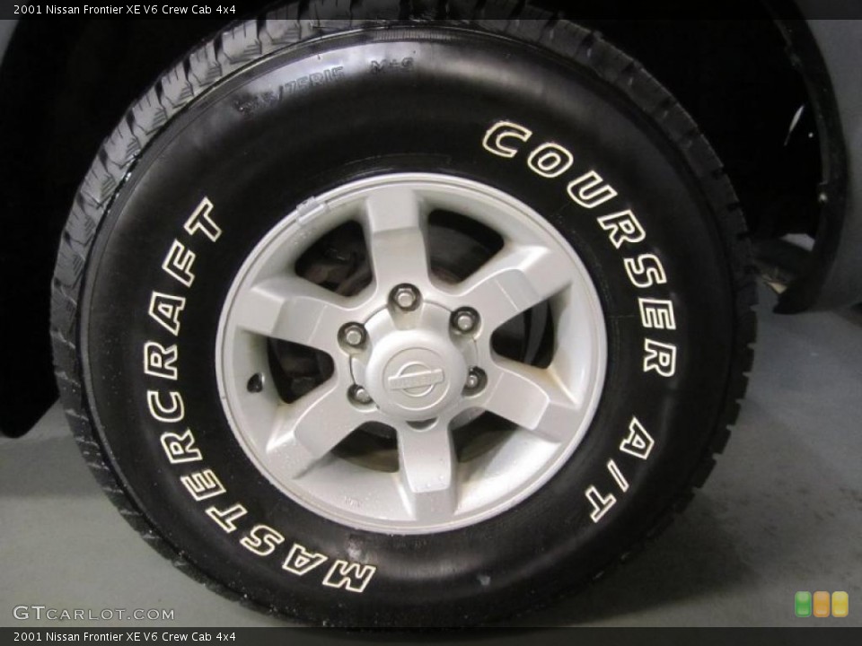 2001 Nissan Frontier XE V6 Crew Cab 4x4 Wheel and Tire Photo #47912490
