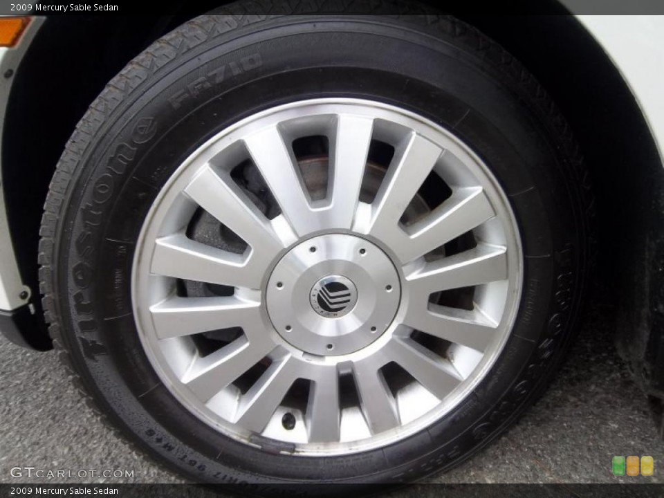 2009 Mercury Sable Sedan Wheel and Tire Photo #47913360